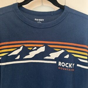 Rocky Mountains thermal sunset background unisex